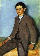 August Macke Farmboy from Tegernsee oil painting picture wholesale